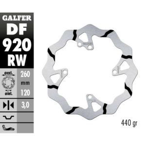 Disc frana fata Sherco 250/300/450 SE-R WP Galfer Grooved