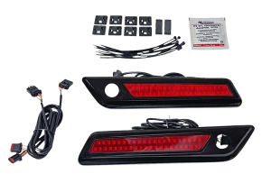 Saddlebag Latch Dual Color Accent Lights Amber, Red