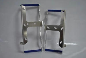 Radiator Braces Silver, 3, nordicamoto.ro