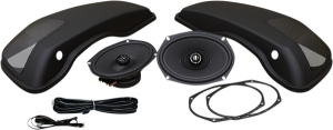 Saddlebag Lid And Xl Speaker Kit Black, 2, nordicamoto.ro