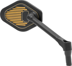 Adjustable Mirror Short Stem 12 Cm Black & Gold Edition Black, Gold , 1, nordicamoto.ro