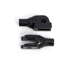 Tapered Footpeg Adapter Black