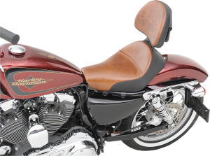 Renegade Leather Lariat Solo Seat Brown, 2, nordicamoto.ro