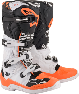Boot Tech 5 Wht-bk-or 10  44,5, 1, nordicamoto.ro