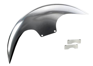 Cafe Front Fender For 21(r) Wheel Silver, 3, nordicamoto.ro