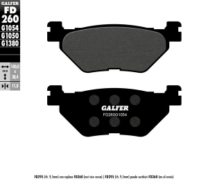 Semi-metallic Brake Pads, 1, nordicamoto.ro
