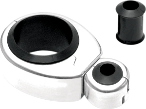 Single Throttle- Clutch Cable Clamps 1 -1 1-8 Silver 