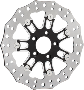 Two-piece Floating Brake Rotor Black