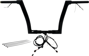 Plug & Play Ez Install 1-1/2(r) Flat Top Handlebar Kit Black, 2, nordicamoto.ro