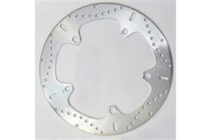 Round Fixed Brake Rotor Silver, Stainless Steel, 1, nordicamoto.ro