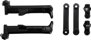 Driver Floorboard Highway Peg Mounts Black, 3, nordicamoto.ro