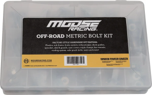 MOOSE RACING M1 Metric Bolt Kit Gray, 2, nordicamoto.ro