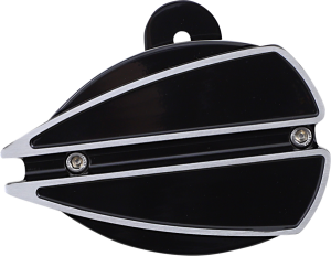 Billet Aluminum Horn Black, Chrome, 1, nordicamoto.ro