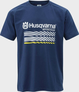 Tricou Husqvarna Accelerate Bleumarin, nordicamoto.ro