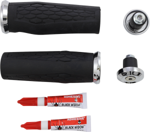 Hex Grips Silver, 1, nordicamoto.ro