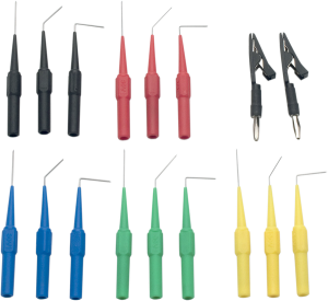 Multimeter Volt Probe Kit Black, Blue, Green, Red, Yellow, 1, nordicamoto.ro