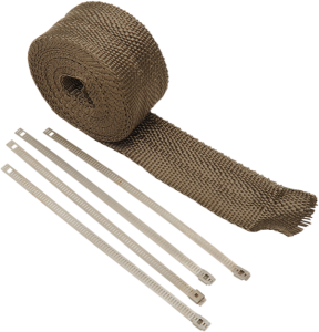 Lava Rock Exhaust Wrap Kit Silver, 1, nordicamoto.ro