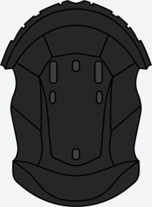 WRAAAP HELMET CROWN PADDING