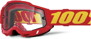 Ochelari de motociclism Accuri 2 Enduro, roșii, nordicamoto.ro