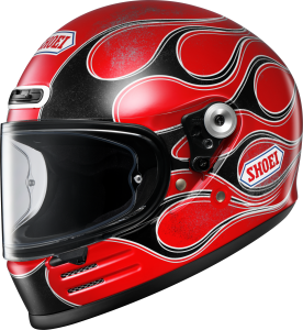 Casca integrala SHOEI GLAMSTER06 BLAST TC-1 Rosu/Alb