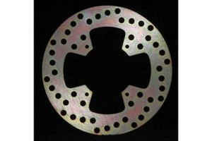 Round D-series Fixed Offroad Brake Rotor Gold, Zinc, 1, nordicamoto.ro