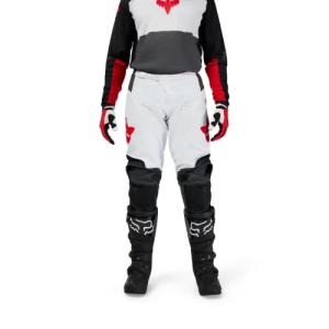 Pantaloni Fox MX-180 Flow Alb/Rosu 44, 13, nordicamoto.ro