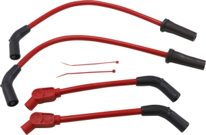 Pro Spark Plug Wires Red, 2, nordicamoto.ro