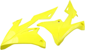 Replacement Radiator Shrouds Yellow, nordicamoto.ro