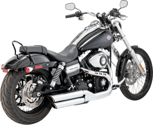 3(r) Round Twin Slash Slip-on Mufflers Black 