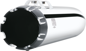 Neighbor Hater Dual Cut Slip-on Mufflers Chrome, 1, nordicamoto.ro