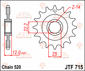 Front Sprocket Natural