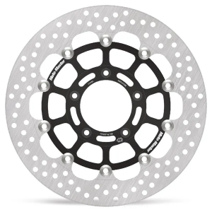 Halo Series Floating Racing Rotor Black, Stainless Steel