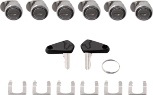 Set Trax Lock argintiu, 2, nordicamoto.ro