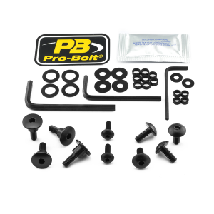 Fairing Bolt Kit For Kawasaki Black