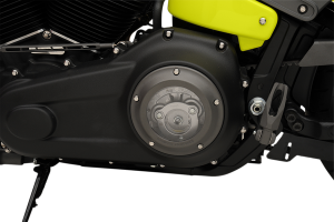 Scorpion Derby Cover Black, Powder-coated