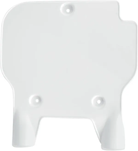 Frt #plate Kx80 91-97 Wht White