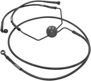 Stock-length Front Brake Lines With Abs Black Standard, 1, nordicamoto.ro