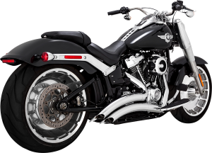 Big Radius Exhaust System Chrome, 4, nordicamoto.ro