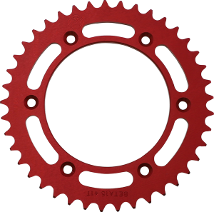 Rear Aluminum Sprocket Red, 2, nordicamoto.ro