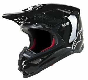 Casca Alpinestars Supertech M8 Solid Black
