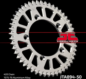 Self-cleaning, Lightweight Rear Sprocket Silver