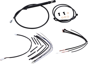 Jail Bar Cable Kit Black, 1, nordicamoto.ro