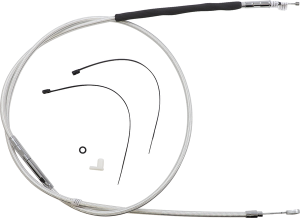 High-efficiency Braided Sterling Chromite Ii® Clutch Cable Silver, 1, nordicamoto.ro