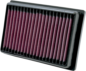 High-flow Air Filter Black, Red