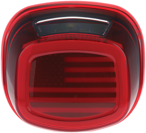 Tracer Us Flag Led Taillights Red