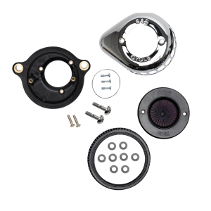 Air Stinger Air Cleaner Kit Silver, 2, nordicamoto.ro
