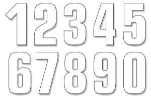 Number Kit White