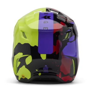 Casca Fox V3 Throttle Galben Fluo XXL, 6, nordicamoto.ro