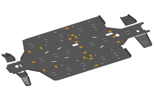 SCUT PROTECȚIE UTV CFMOTO UFORCE 1000XL – HDPE 8MM, NEGRU, 1, nordicamoto.ro