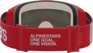 Vision 5 Hone Goggle White, Red, 2, nordicamoto.ro